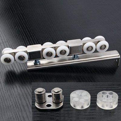 加厚201不锈钢吊轮室内推拉移门滑轮静音缓冲尼龙厂家直销|ms