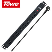 TOWE电源插座pdu机柜插座8位10A新国标五孔工业插排接插线板G800