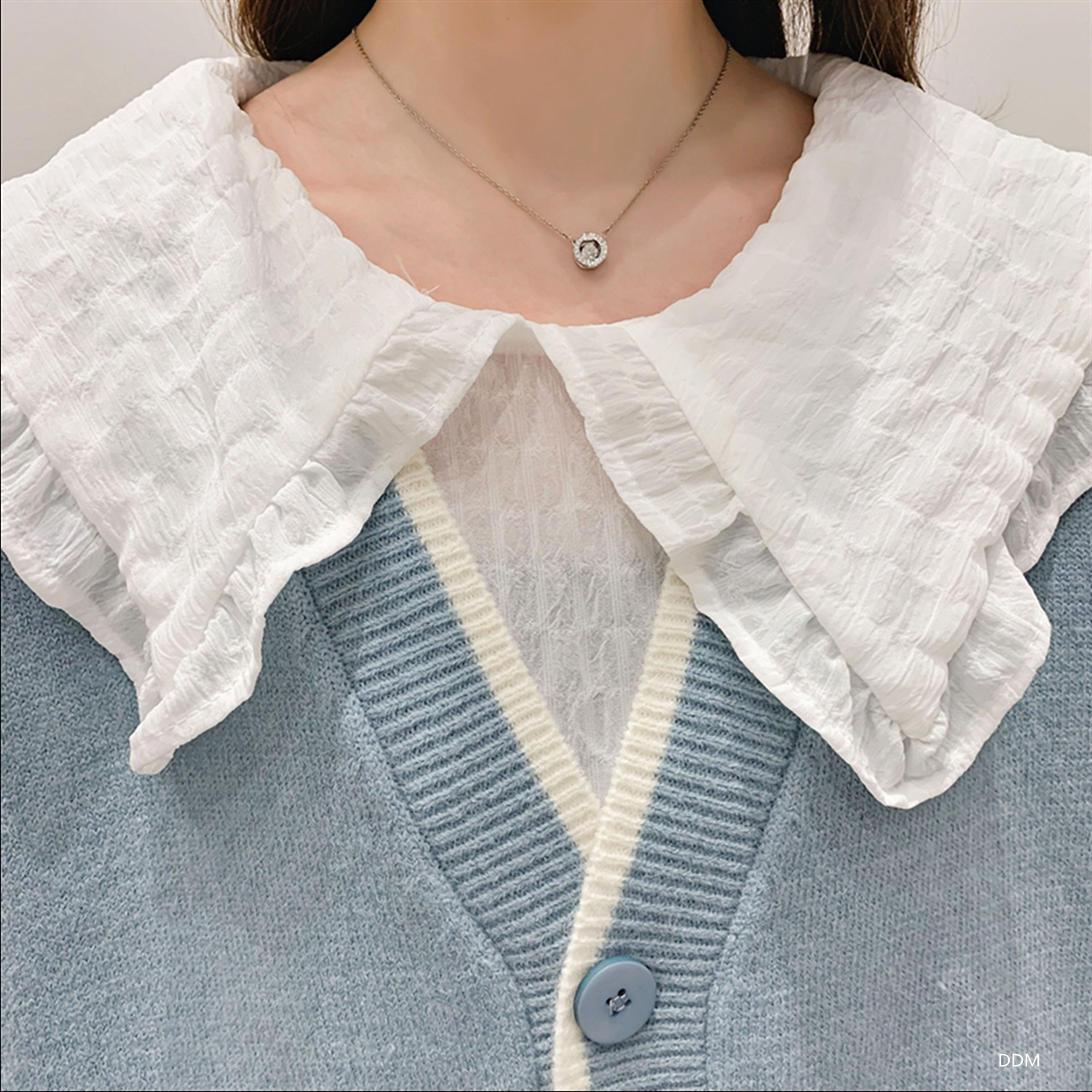 Gilet femme en Mouton cachemire - Ref 3316450 Image 24