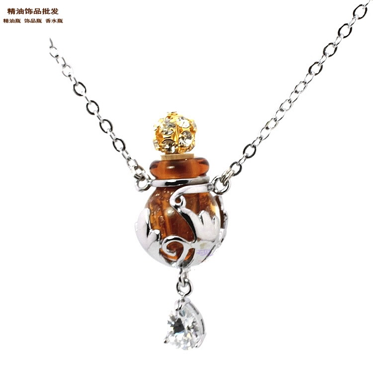 中国精油饰品网琥珀色流星花园项链吊坠1.jpg