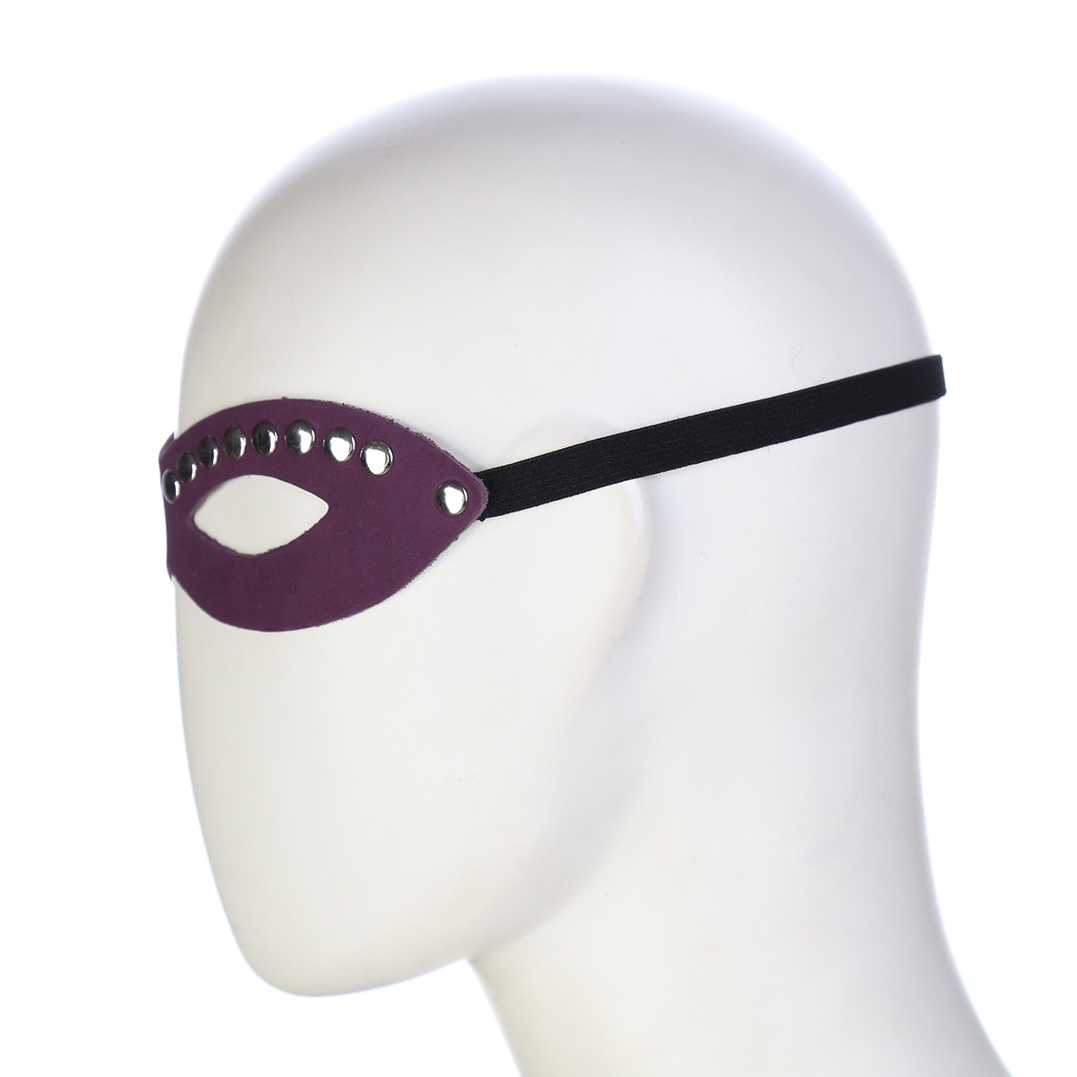 Tienda de fábrica al por mayor juguetes sexuales máscara de ojo de piel de vaca máscara de cuero máscara de fuga ocular etapa accesorios de rendimiento bienes de comercio exterior