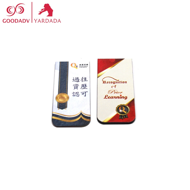 [Advertising Promotion Gifts] Экспортная складная бумажная магнитная закладка книга папки (5/набор)