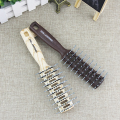 Hair salon rib comb anti-static curling comb with inner buckle household comb rolling comb men's hairdressing back head styling oil head