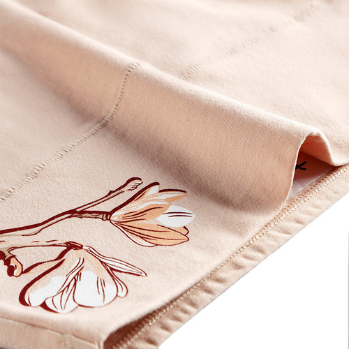 Pure Cotton Printed High-Waisted Women's Underwear Abdominal Support Cotton Women's Underwear Postpartum Abdominal Support High-Waisted Underwear Factory Wholesale