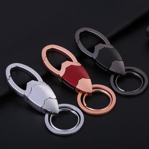 Jobon Chinese couple key chain men's business waist hanging creative metal car key chain pendant advertising gift