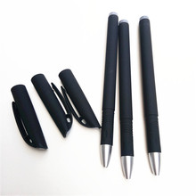 中性笔笔杆笔壳空杆笔杆磨砂 碳素笔杆消失笔杆广告笔黑杆334空杆