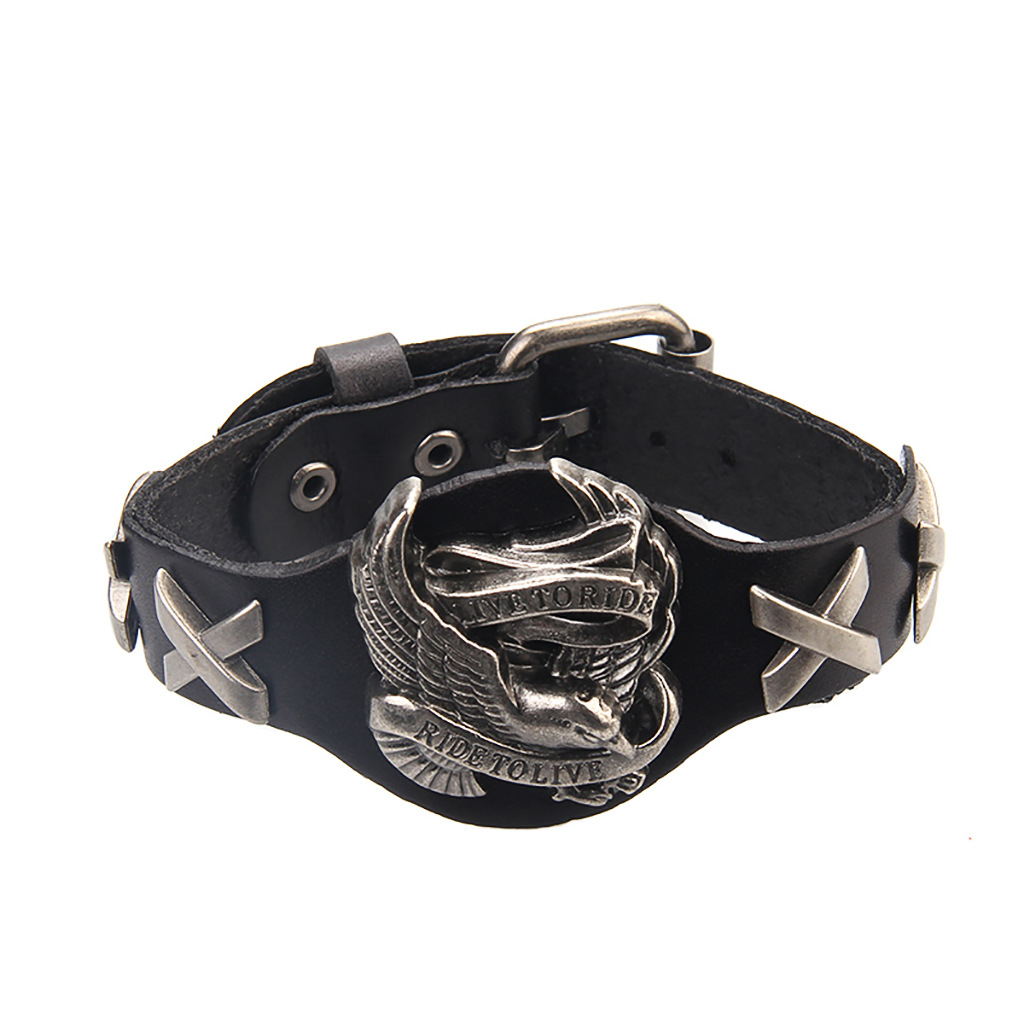 Bracelet, leather creative accessory, European style