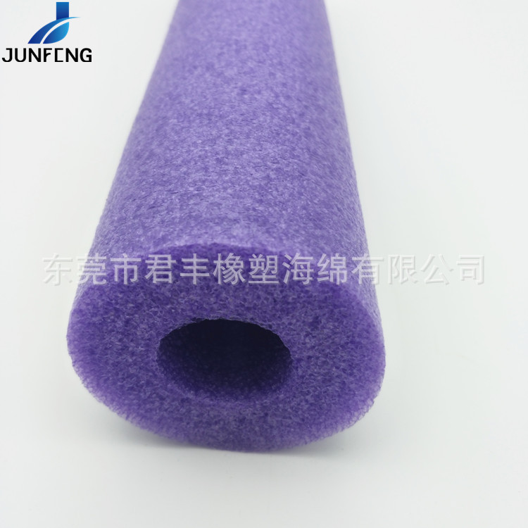 厂家供应发泡成形海绵管 白色珍珠海绵空心管异形海绵柱定制