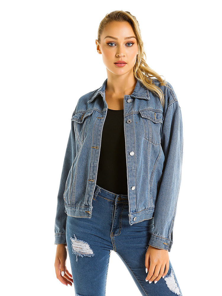 loose denim jacket  NSSY9156