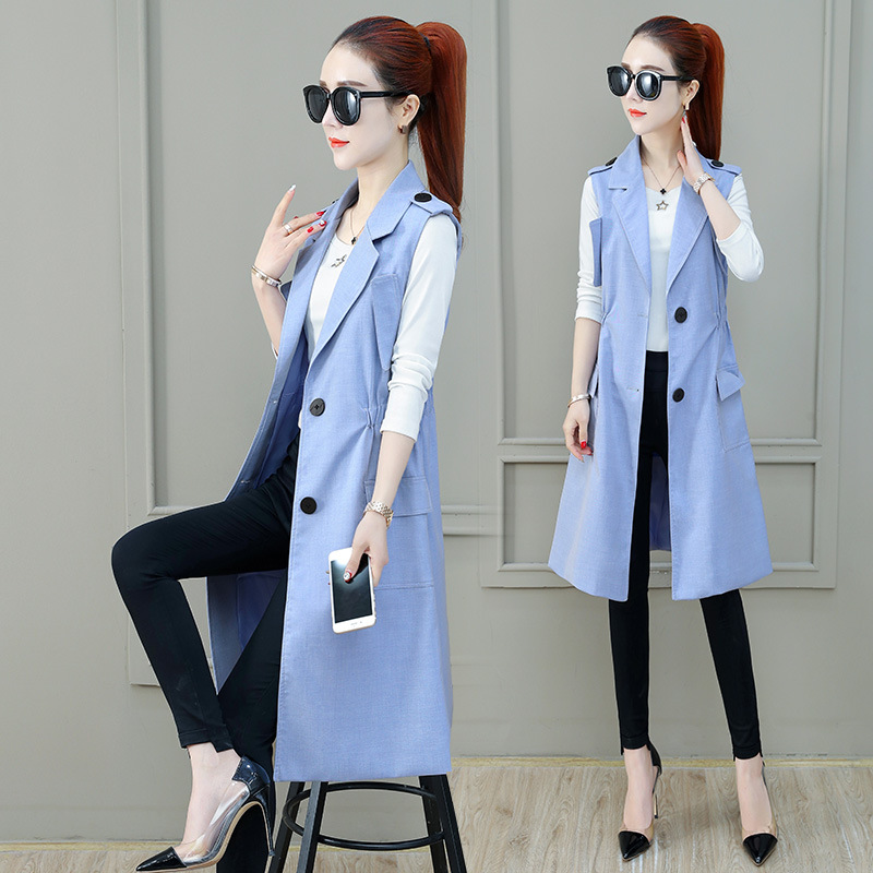 Gilet femme en Mélange de fibres chimiques - Ref 3317702 Image 3