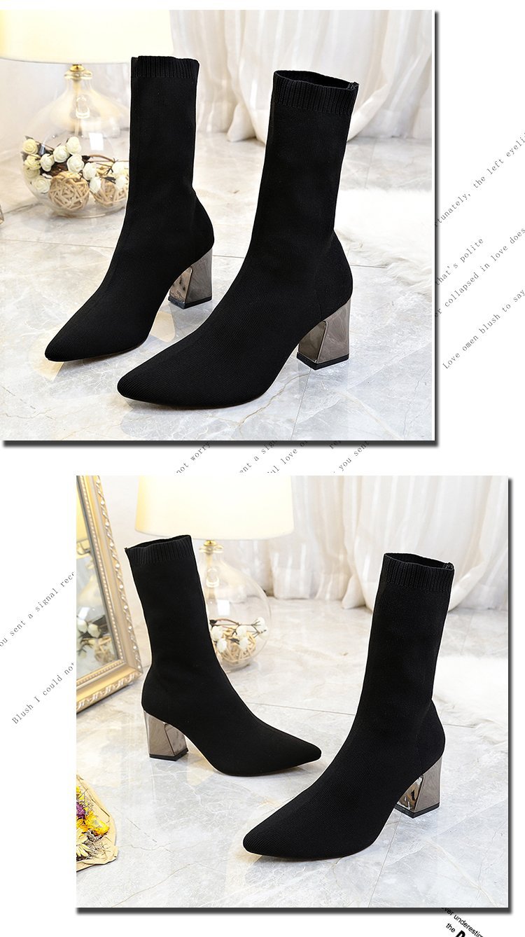 Women's Streetwear Solid Color Point Toe Pumps display picture 5