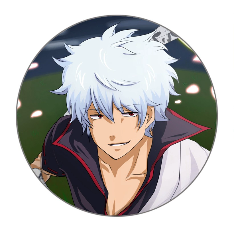 Аниме держатель для телефона, рамка Gintama, ленивый держатель, несколько вариантов, серебристый