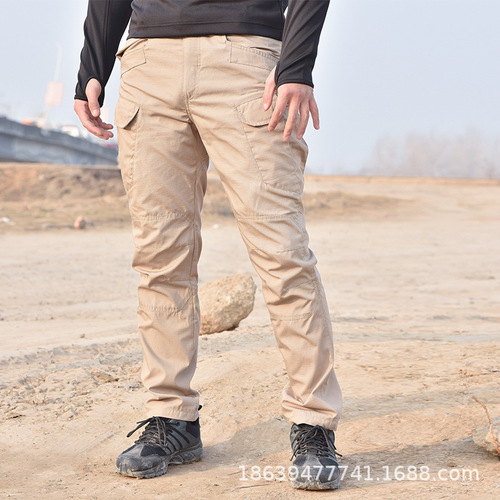 Official Direct Sales Outdoor Executive Tactical Pants Urban Special Duty Long Pants Military Enthusiast IX7 Multi-Pocket Workwear Combat Pants
