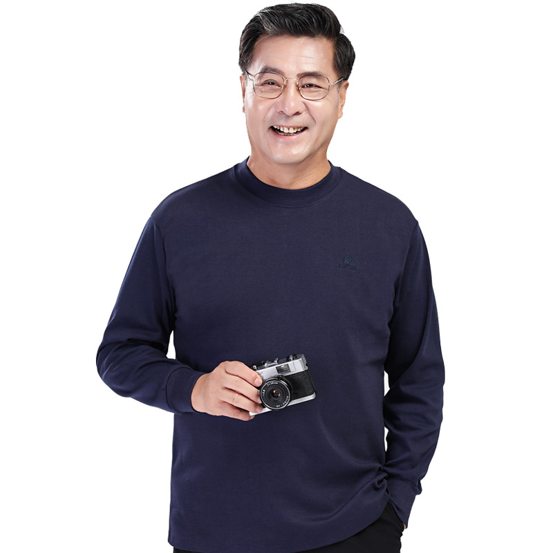 다크 블루 긴 소매