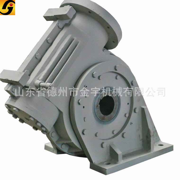 硫化机用蜗轮蜗杆减速机齿形为平面二次包络多齿接触
