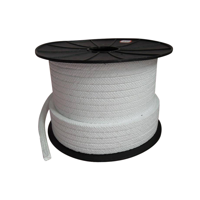 【厂家供应】 四氟纤维盘根 四氟割裂丝盘根 泵阀用四氟盘根