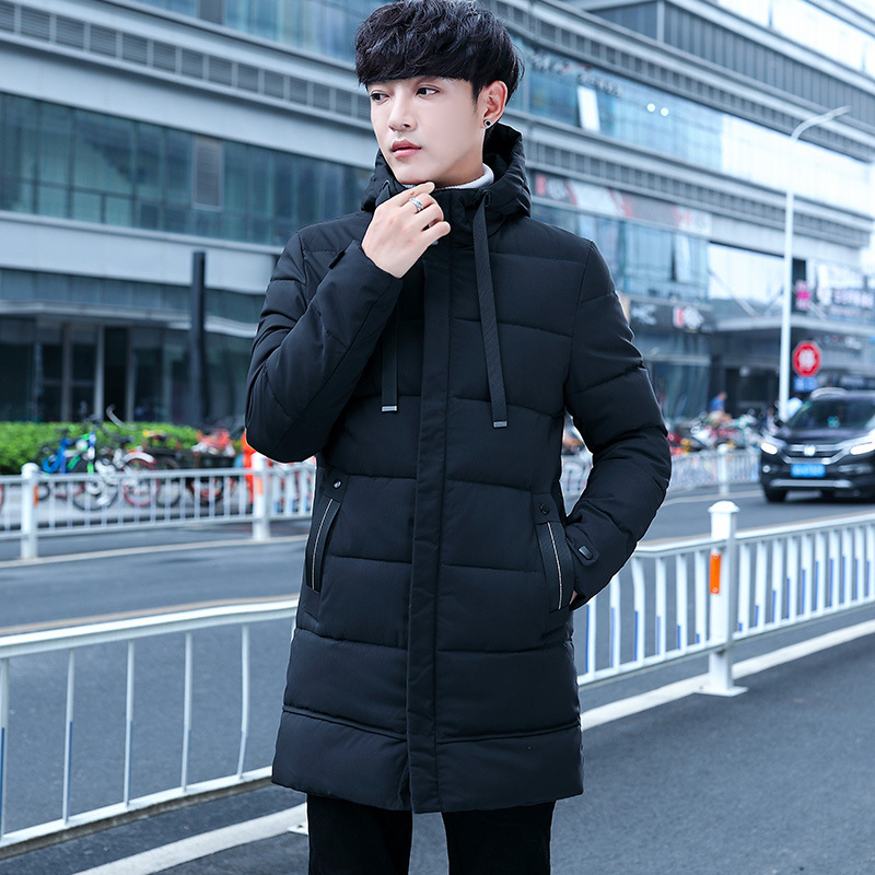 winter Mid length version cotton-padded clothes coat thickening Cap Cold proof Korean Edition Hooded cotton-padded jacket Down Cotton Winter clothes jacket