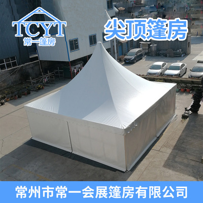 greenhouse outdoors Tent European style Tent 3x3m aluminium alloy Steeple Tent large PVC Tarpaulin tent