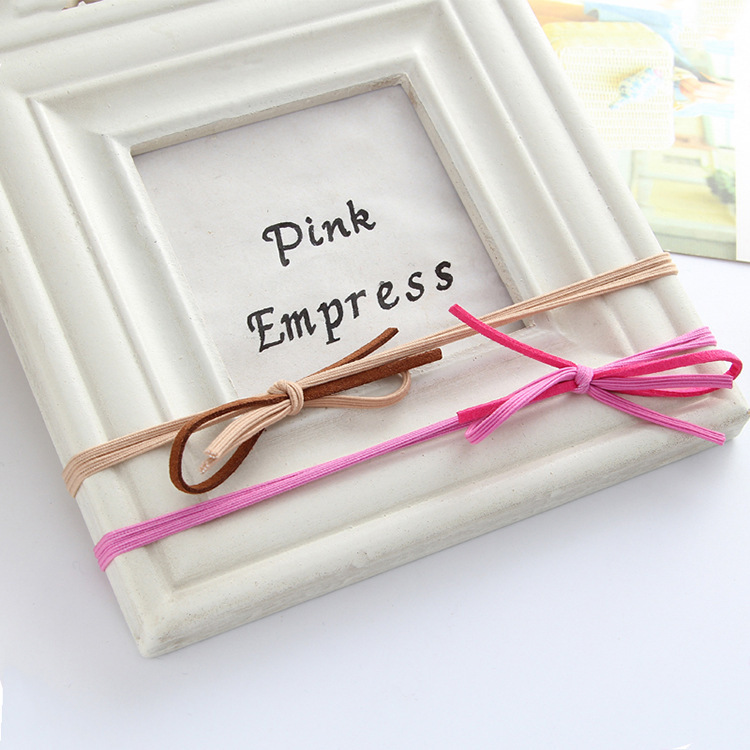 韩国蝴蝶结发圈成人发绳皮套头绳简约发带扎头橡皮筋女 H0723|ru