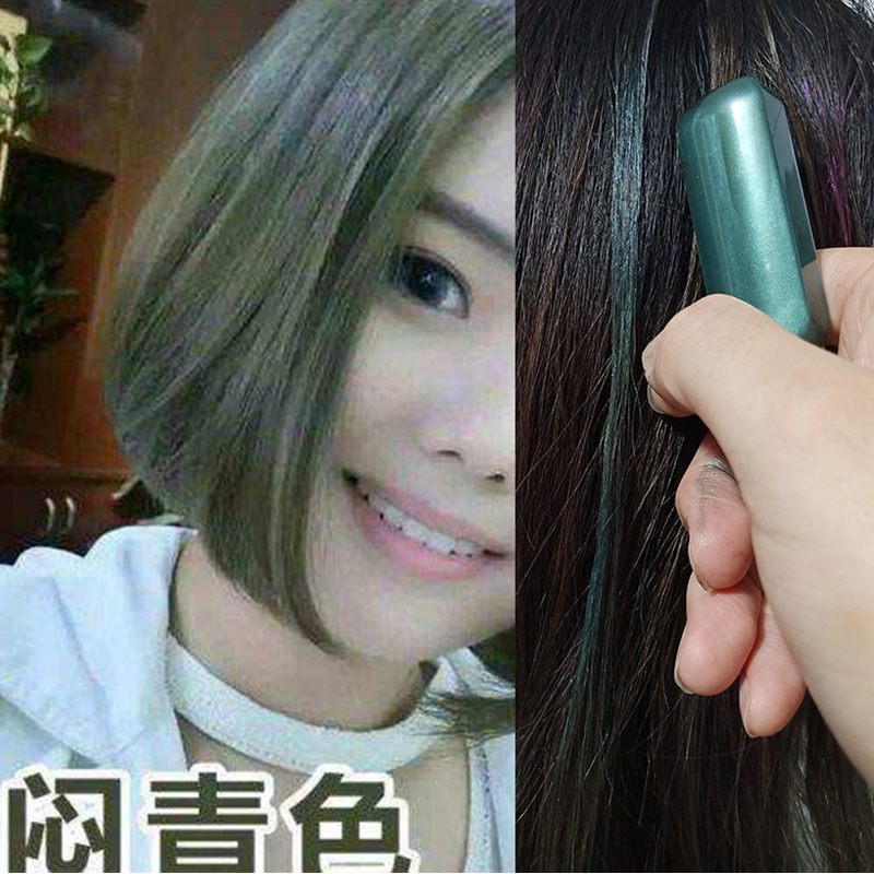 black disposable Hair color pen Temporary Hair dye Streaked Pure plant Hair color pen Spray colour