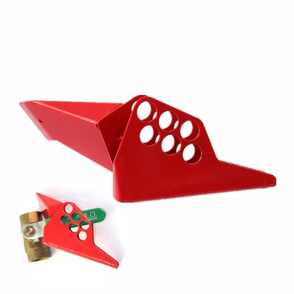 工业管道球阀锁球阀手柄DN8-50锁定装置A3钢板安全锁具厂家BD-F03