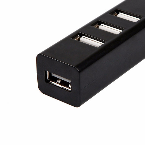 USB hub, 4-port hub, 2.0 splitter with 4 ports, 1-to-4 USB hub expandable to 1-to-4