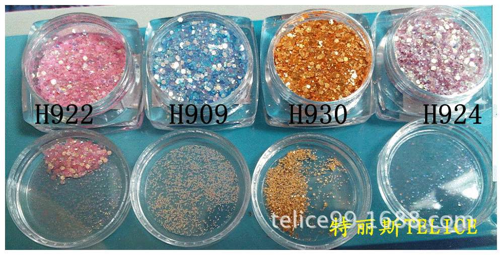 Manufacturer supplies professional nail art mixed/gradient powder (3g bottle)
