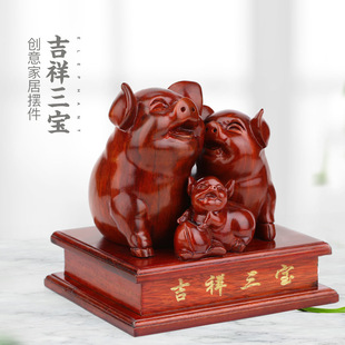 Креативное резное украшение для гостиной, китайский гороскоп