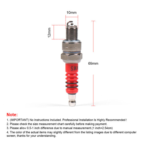 Cross-border hot selling motorcycle spark plug A7TC suitable for GY6 50cc-150cc four-stroke scooter