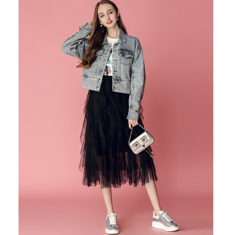 Costume femme en Denim mesh - Ref 3334686 Image 5