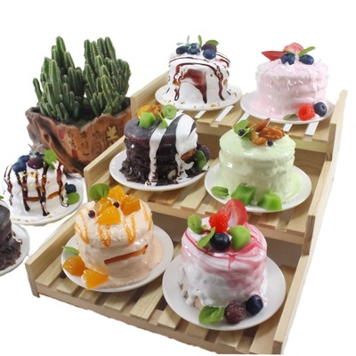 唯美网红蛋糕软弹舒芙蕾SFL-A家居摆饰橱窗展示 影视道具孩子玩耍