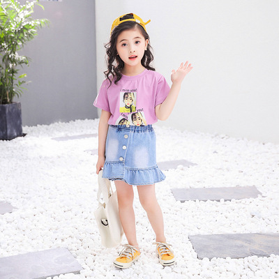 2019夏季新款韩版纯棉短袖T恤薄款潮流时尚透气一件代发上衣童装|ru