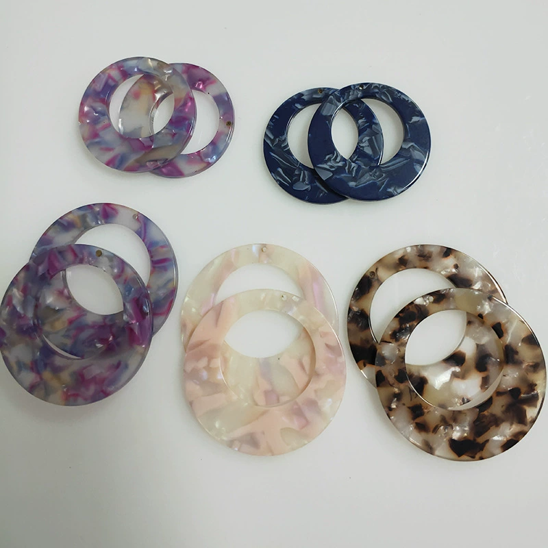 Acrylic earrings, necklace, accessories, material