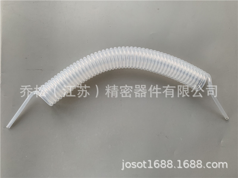 聚全氟乙丙烯管 F46伸缩管 氟乙烯丙烯共聚螺旋管  FEP伸缩管
