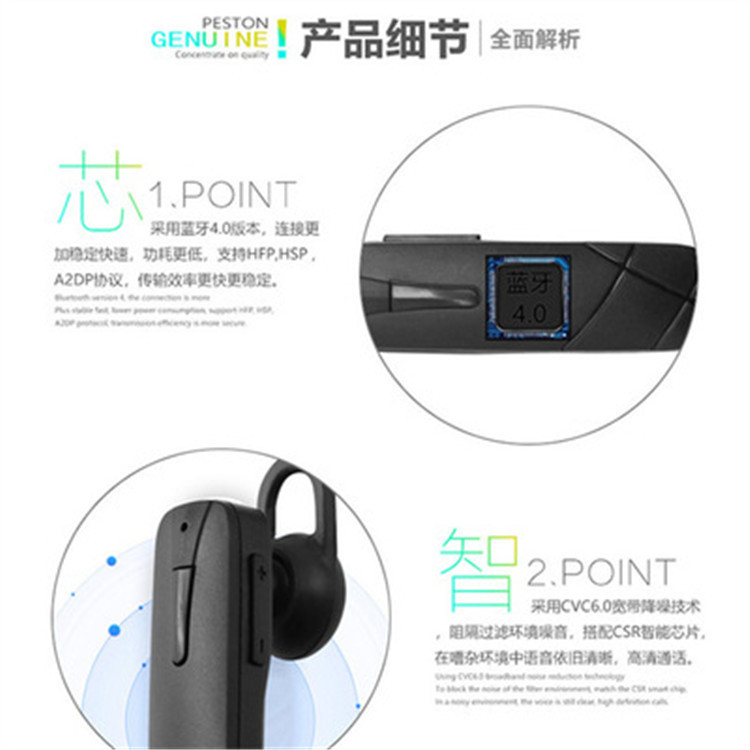 Casque bluetooth fonction appel connexion multipoints - Ref 3380429 Image 2