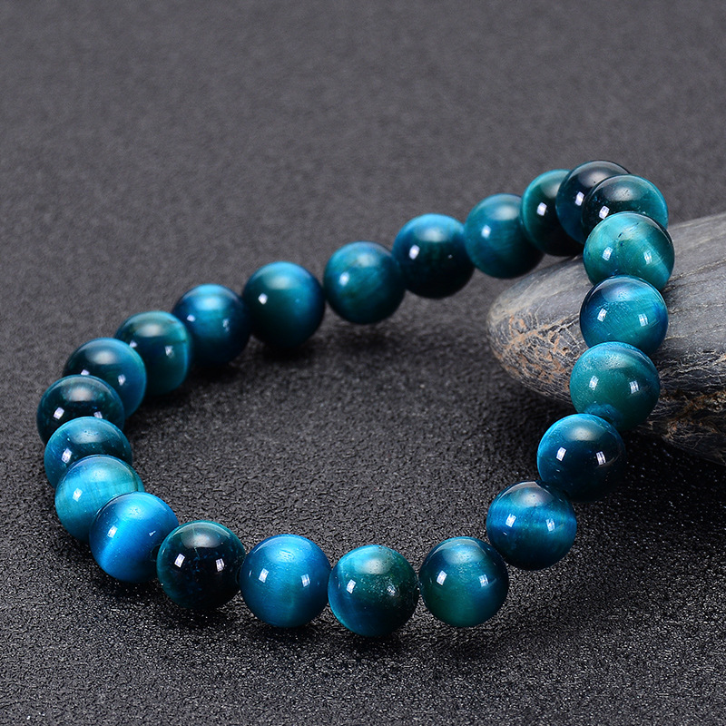 Fashion Gradient Color Natural Stone Beaded Unisex Bracelets display picture 3