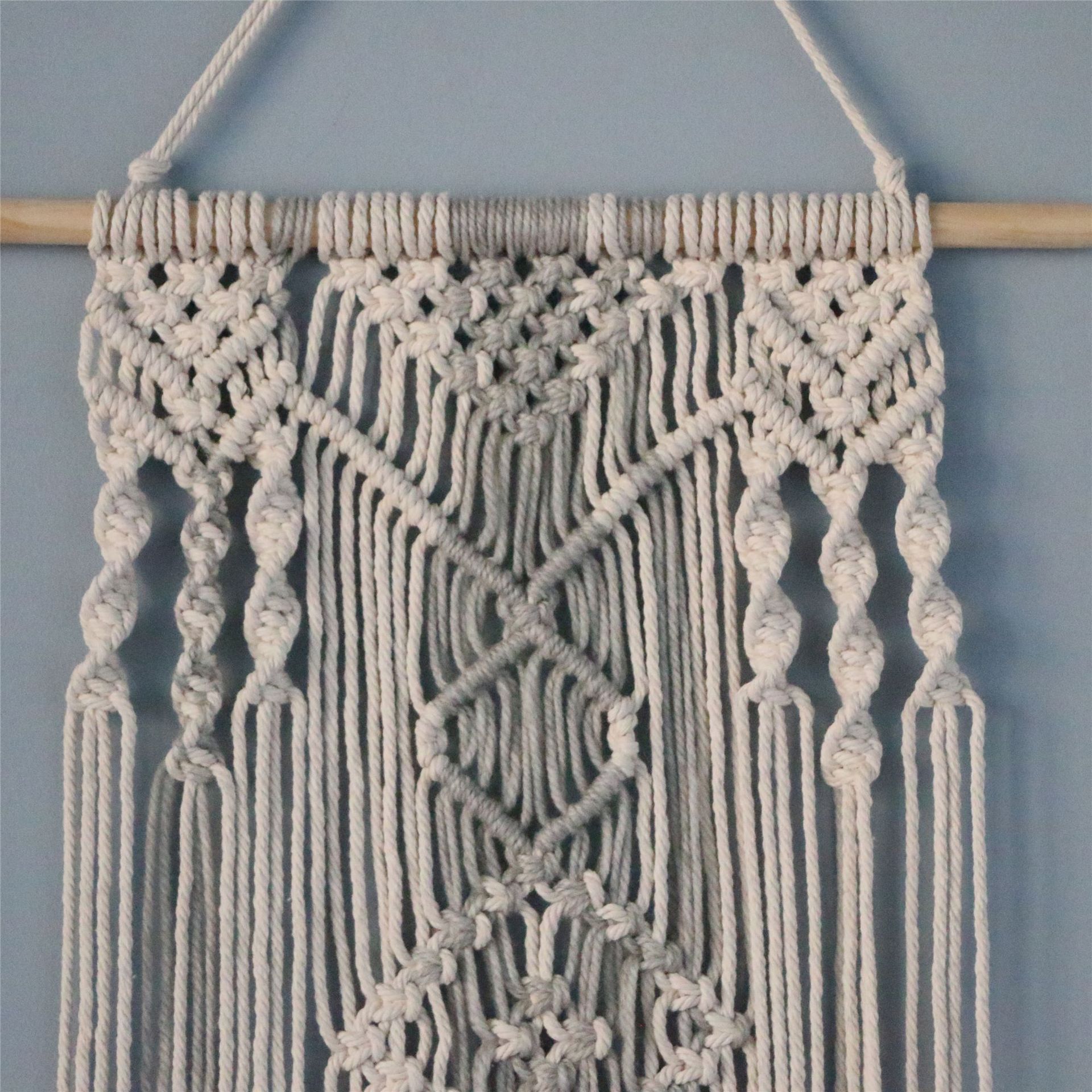 Woven retro tapestry, handmade, boho style