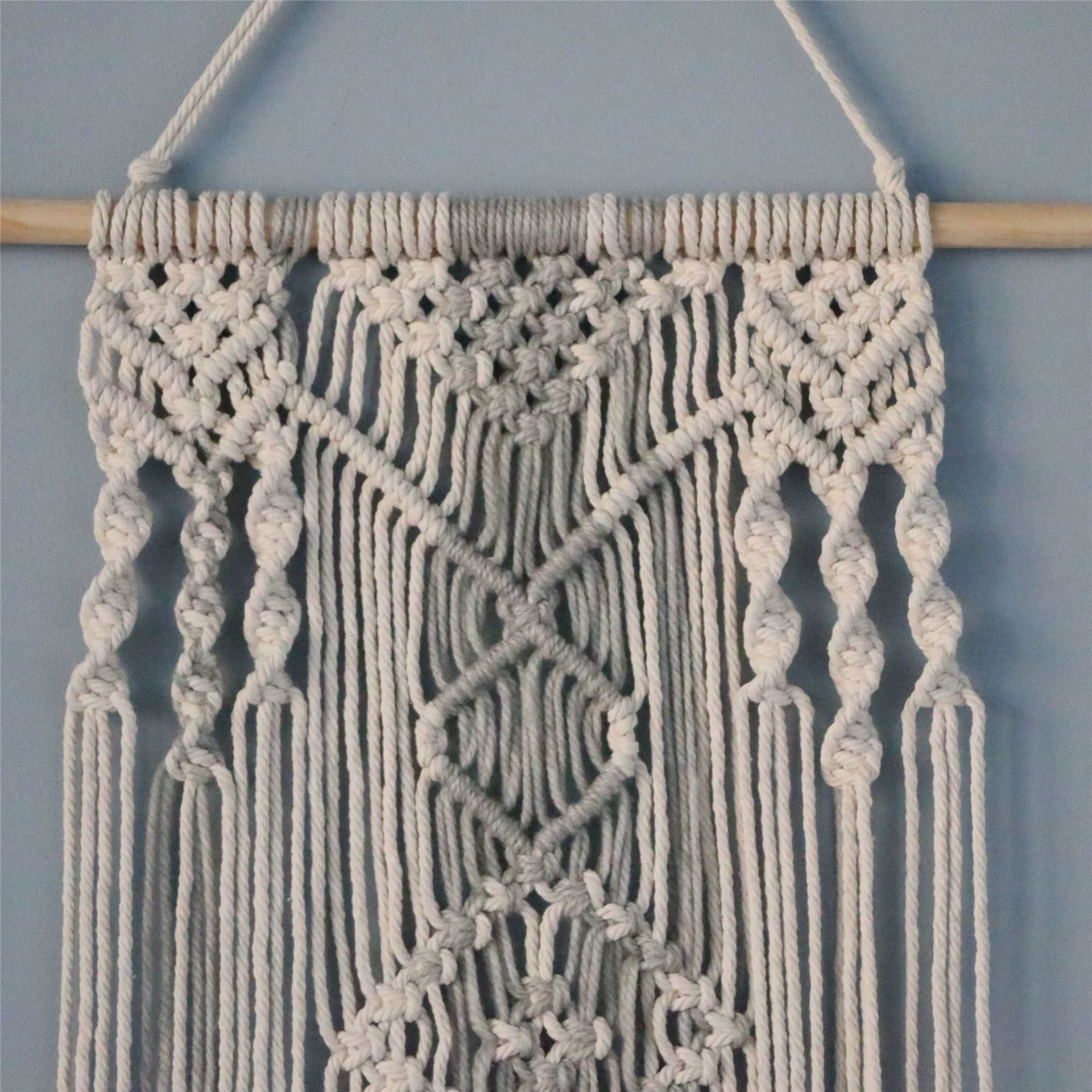 Woven retro tapestry, handmade, boho style