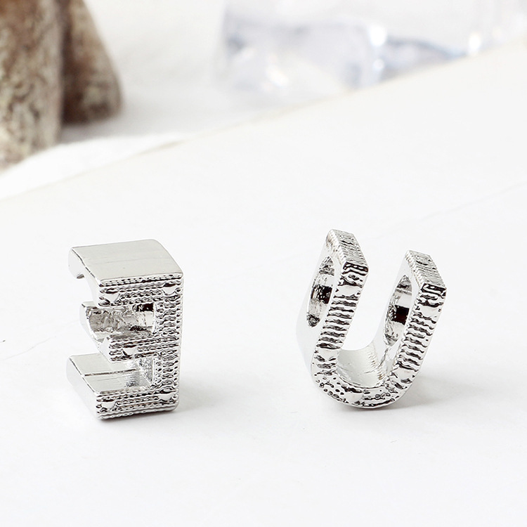 Basic Letter Alloy Plating Jewelry Accessories display picture 5