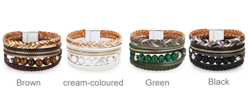 Bohemian Style Multilayer Woven Leather Bracelet