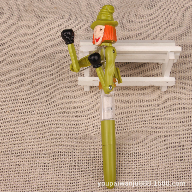 Хэллоуин Ручка-03-Ведьма-Зеленый