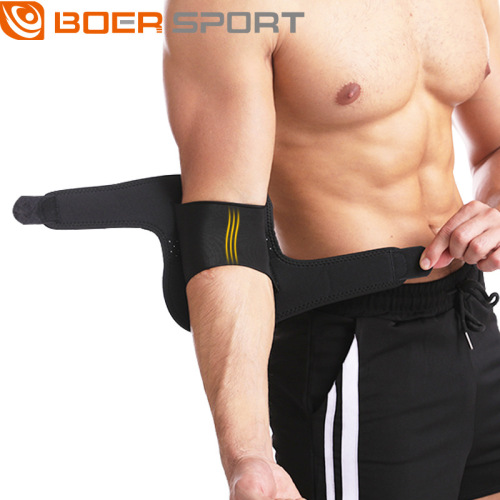 Sports and fitness protective elbow pads, basketball tennis badminton breathable elbow pads, adjustable size arm pads