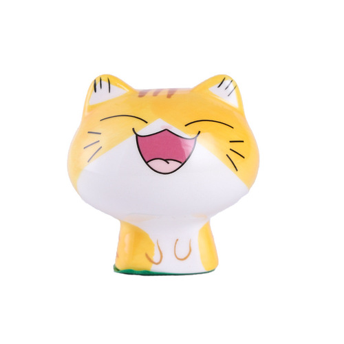Money Cat Mini Figure Decorative Home Office Desk Ceramic Ornament Luck Bringing Gift Birthday Gift
