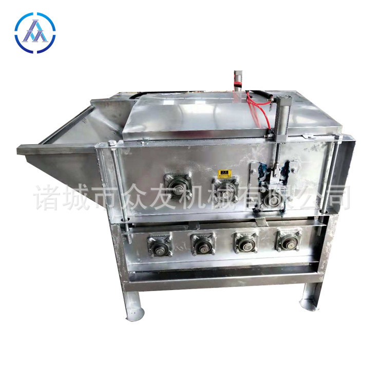 220v 电加热式七辊脱毛机，五轴鸡鸭鹅卧式脱毛机1