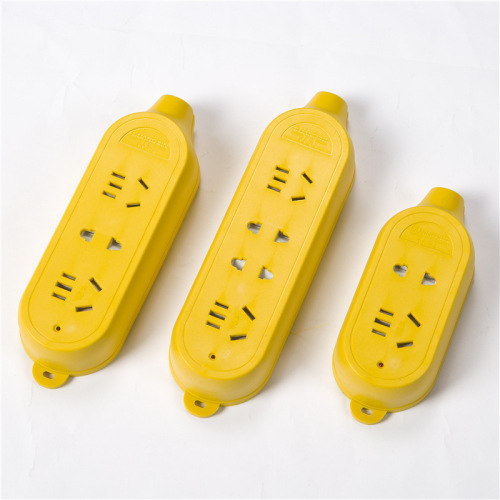 Wireless Grounded Cordless Plug with Explosion Proof and Anti-Drop Function, Integrated Copper Yellow 16A Cordless Socket Strip
