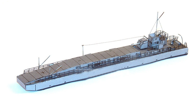 Печатная модель ГЕРМАНИЯ Рузов Брандплан Battleship Модель 1: 400 handmade DIY