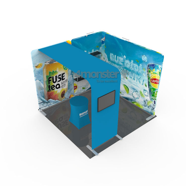 快幕秀摊位 专用展会广告展示 厂家直供可定制尺寸 框架铝合金