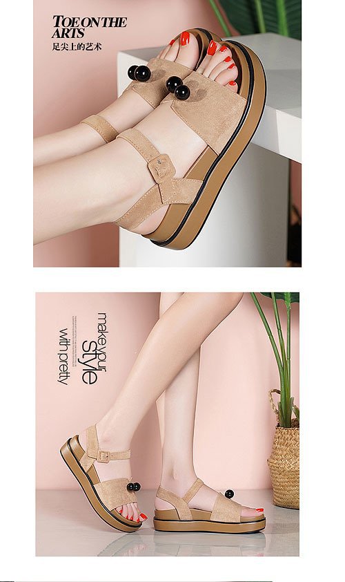 Chaussures été pour femme en Caoutchouc - Ref 3346293 Image 16