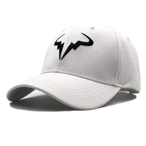 Nadal Tennis Star Style Cow Horn Baseball Cap for Outdoor Sports, Men's and Women's Sun Protection Hat
