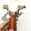 Highly precise slingshot with flat rubber bands, Olympic bow from natural wood stainless steel, wholesale